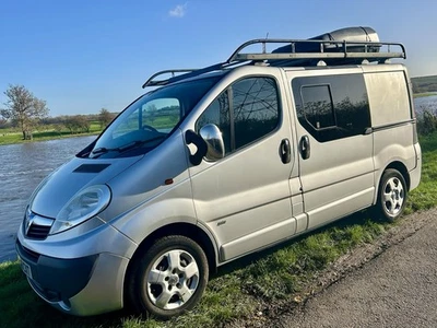 58 VAUXHALL VIVARO 2.0 CDTI SPORTIVE SWB”SIDE WINDOWs”PARTIAL CAMPER”NICE VAN” - Image 1 of 4