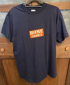 Men’s Home Depot Home Grown Drug Parody Navy Blue T-Shirt Size Medium - Picture 1 of 7