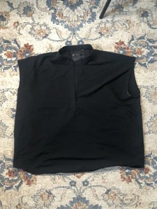 Figs Shirt Mens 2XL Black Technical Collection Mandarin Collar Scrub Top Medical - Picture 1 of 9