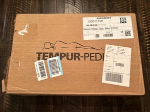 Tempur-Pedic TEMPUR-Ergo Neck Pillow, Medium Profile, White New Open Seal - Picture 1 of 6