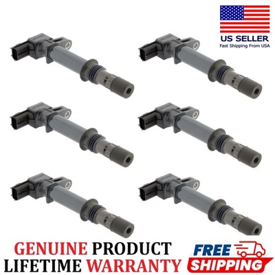 MOPAR 6 bobinas de encendido para Dodge Jeep 1999-2008 3,7 L 4,7 L 56028138 AD GENUINO Foto 1 de 4
