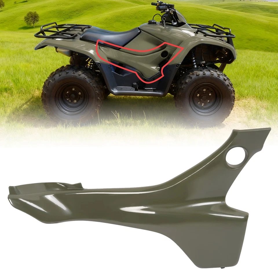 Right Side Cover For Honda TRX420 FE FM TE TM 2007-2013 Rancher #83550-HP5-600ZA - Image 1 of 4