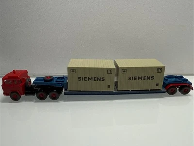 O535  1:87 Wiking 503 Magirus-Deutz Lkw Umbau Tieflader Schwertransport  Ladung  - Bild 1 von 4