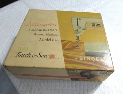Singer Accessories Deluxe Zig-Zag Sewing Machine Model 620 Touch & Sew + Needle - Image 1 of 3
