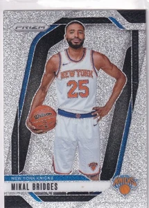 2024-25 NBA Panini Prizm No. 15 Mikal Bridges Glitter White Sparkle SSP - Bild 1 von 2