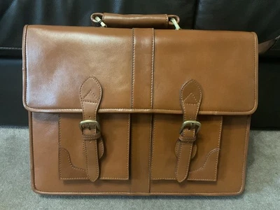 Vintage Quality Leather Visconti Briefcase (Never Used) - Image 1 of 4