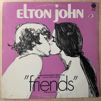 Elton John "Friends" Original Soundtrack 1971 Paramount Records PAS 6004 (G+/G+) Foto 1 de 4