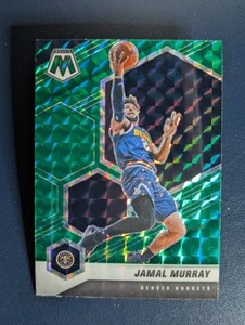 2020-21 Mosaic Jamal Murray Denver Nuggets Prizm Mosaic Green - Picture 1 of 2