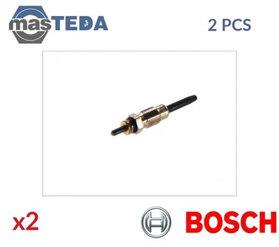 0 250 202 024 GLÜHKERZE GLÜHKERZEN BOSCH 2PCS NEU OE QUALITÄT - Image 1 of 4