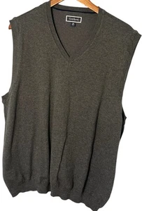 Club Room Men's Classic Preppy Knit Sweater Vest, Soft Gray Heather, XXL - Picture 1 of 10