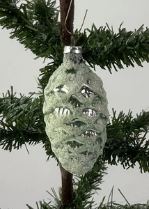 1921/25 1x alter Weihnachtsschmuck Christbaumschmuck Zapfen - Picture 1 of 2