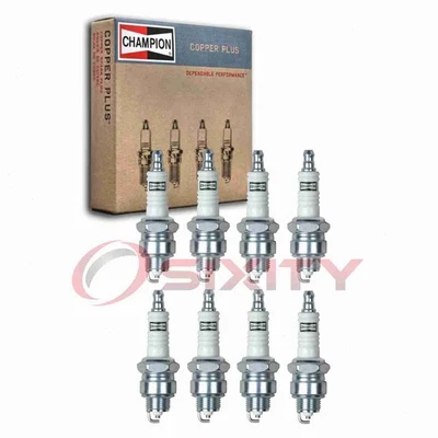 Bujías Champion Copper Plus 8 piezas para furgoneta GMC G15 G1500 1968 5,0 L V8 qk Foto 1 de 4