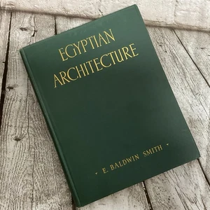 1938 Earl Baldwin Smith Egyptian Architecture Vintage First Edition History Book - Picture 1 of 10