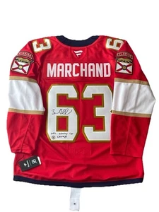 Brad Marchand Florida Panthers Signed Inscribed 25 Stanley Cup Champions Jersey - Picture 1 of 6