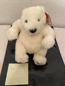 Vintage Coca~Cola Polar Bear #2 Plush Brand holding a Coca~Cola Bottle - Picture 1 of 12