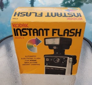 Vintage NOS KODAK Camera Instant Flash Model B with Box Instructions Near Mint - Picture 1 of 10