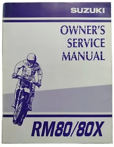 Suzuki RM80/80X T/V/W/X Genuine OEM Owners Workshop Service Manual - Picture 1 of 5