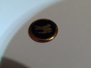 NOS Genuine BURBERRY WATCH CASE BACK, , DIA 21MM GOLD PLATED - Picture 1 of 4