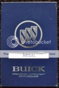 BUICK REGAL USA Car Owners Manual Handbook 1989 #25537542 - Picture 1 of 2