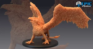 Savage Gryphon, 28mm Dungeons and Dragons Figures, Epic Minaitures - Picture 1 of 1