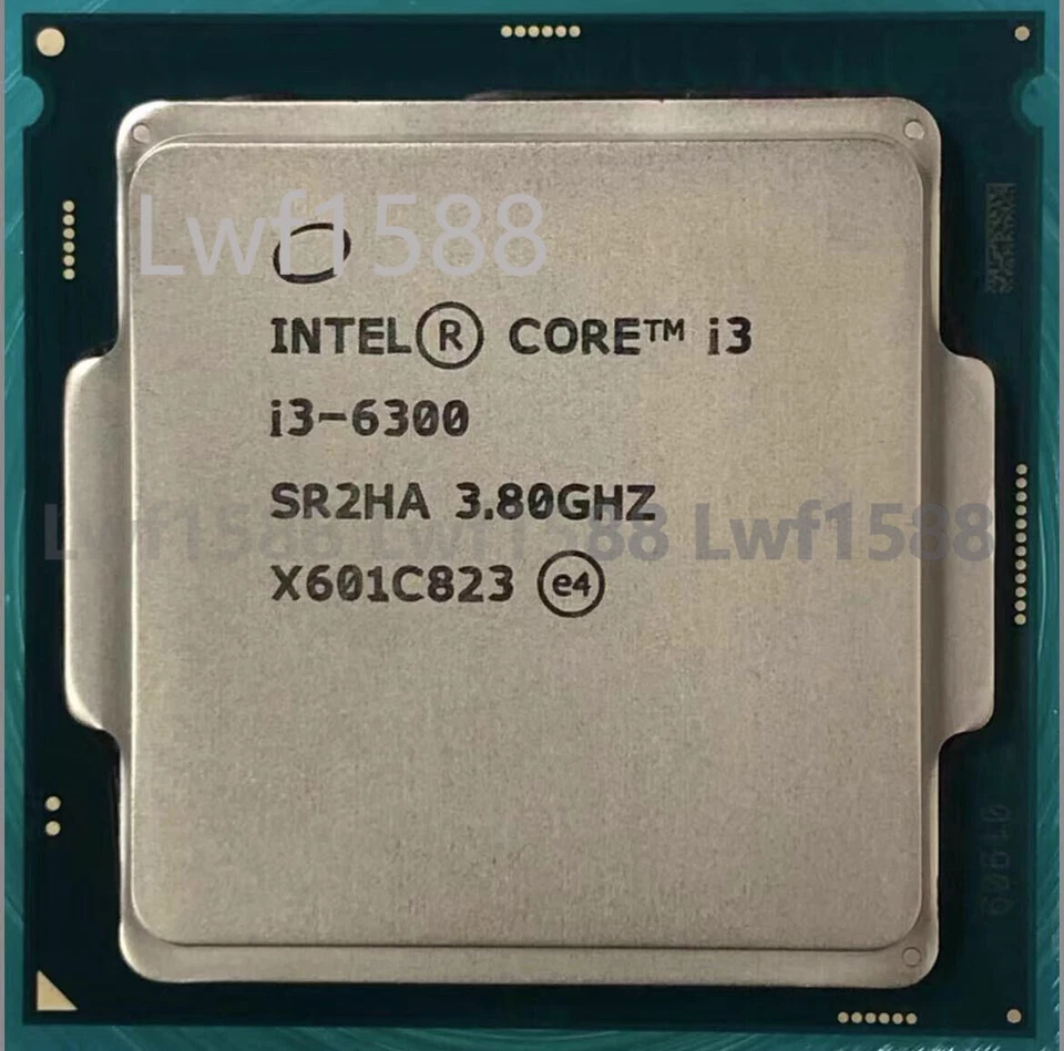 6th generation Intel Core i3-6300 LGA 1151 3.8 GHz dual-core SR2HA CPU processor - Image 1 of 1