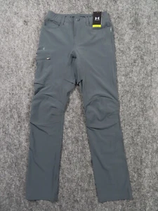 Under Armour Pants Mens 30x34 Gray UA TREK FLEX Cargo Stretch Comfort Hiking NWT - Picture 1 of 17