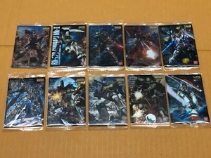 Paquete Bandai Gundam Modelo Gunpla Colección de Arte Oblea Tarjeta parte.1 (Juego C) - Imagen 1 de 11