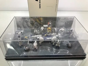 MINICHAMPS WILLIAMS BMW FW23 F1 PITSTOP DIORAMA 2002 -1:43 rare- GOOD IN BOX - Picture 1 of 13