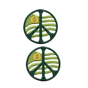 Parche de hierro Ecology Peace Sign (paquete de 2) - Imagen 1 de 4
