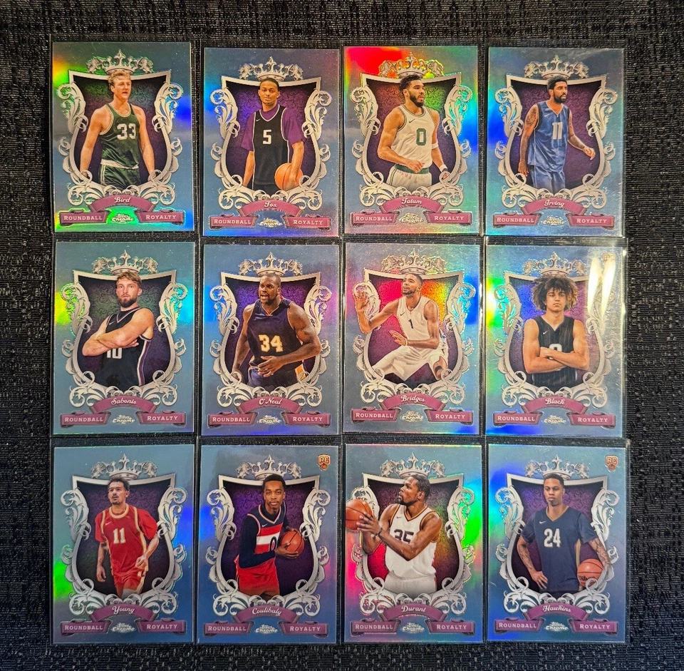 2023-24 Topps Chrome ROUNDBALL ROYALTY REFRACTOR Complete Your Set You Pick Card - Image 1 of 1