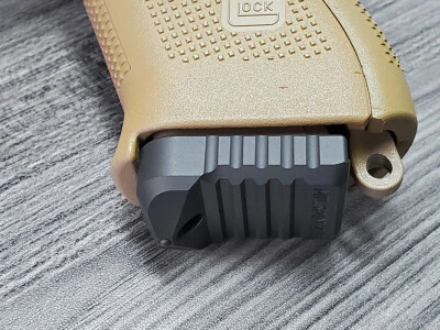 Milspin Glock Magazine Base Plate Window Breaker (43X/48, Black) - Image 1 of 4