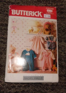 Butterick #6994 - SÜSSE 23" PUPPENKLEIDUNG - STRAMPLER & NACHTWÄSCHE MUSTER UNGESCHNITTEN - Bild 1 von 2