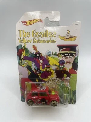 Hot Wheels The Beatles Yellow Submarine Morris Mini Cooper George Harrison Foto 1 de 4