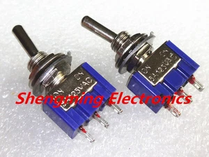 10 un. Interruptores MINI SPDT Toggle ON/OFF UL HAZLO TÚ MISMO NUEVOS buena calidad - Imagen 1 de 1