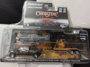 Greenlight 1/64 🇨🇵 Christine plymouth + dodge ram série hitch & tow - Foto 1 di 7