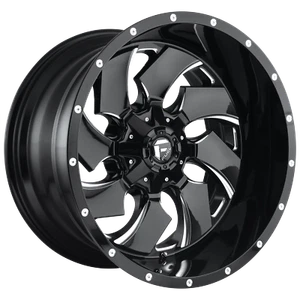 Fuel 1Pc CLEAVER Gloss Black Milled 17x9" Rim 6x135|6x139.70 6X135|5.5+1 Each - Picture 1 of 4