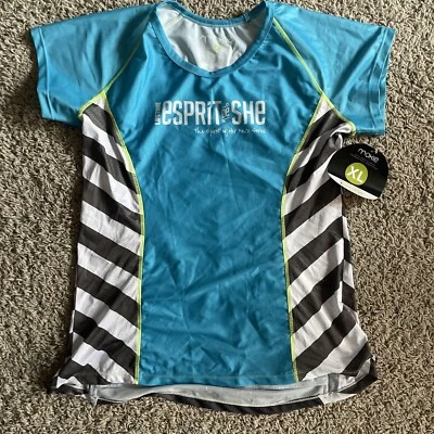 Camisa de carreras Moxie Lifetime Espirit De She XL para mujer Foto 1 de 4