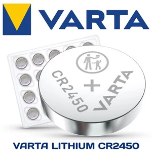 Varta CR2450 Knopfzellen Lithium Knopfbatterie CR2450 1-20 Stück - Bild 1 von 11