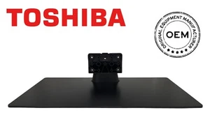 Genuine Toshiba 40"-43" TV Base Stand Mount and Neck Support with Screws - Picture 1 of 6