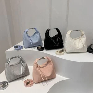 Solid Color Messenger Bag Polyester Shoulder Bag Suitable for Leisure - Picture 1 of 17