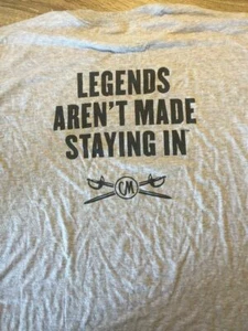 Men's Captain Morgan Legends Are Made Tshirt Grey Size XL Bin 15 - Picture 1 of 5