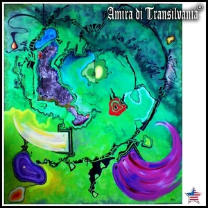 art painting modern contemporary abstract surrealism original artist green apple - Picture 1 of 12