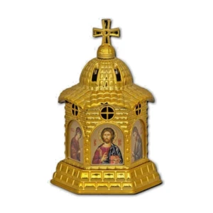 Gesegnete griechisch-orthodoxe authentische Salbung aromatische Myrrhenöl Kirche Miniatur - Bild 1 von 5