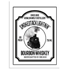 Smokestack Lightnin' Bourbon Whiskey Blues Art Print Poster