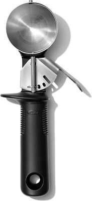 OXO 好握把经典冰淇淋勺,黑色 — 第 1/4 张图片