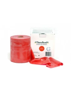 Thera-Band® 2,0 m Widerstand mittel Farbe Rot Theraband Teraband original - Bild 1 von 1