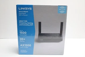 Linksys Max Stream Dual Band AX1500 WiFi 6 Router (MR7340) - Picture 1 of 8