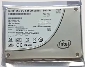 240 GB SATA III Intel SSD DC S3500 Series SSDSC2BB240G4 MLC 2,5" Dysk twardy Nowy - Zdjęcie 1 z 1