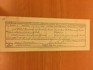 Robert Browning Certificate - Picture 1 of 1