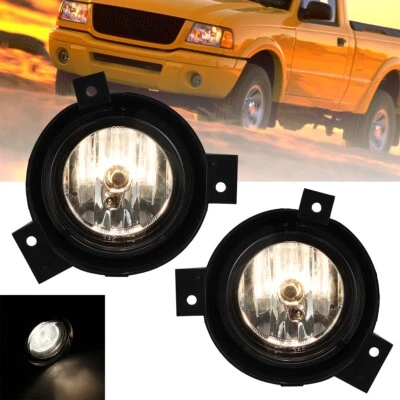 For 2001-2003 Ford Ranger Fog Lights Front Bumper Driving Lamp Clear Lens - Image 1 of 4